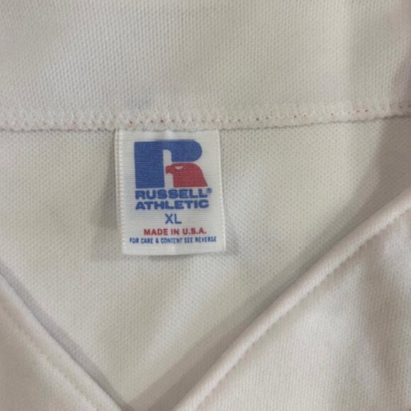 Vintage 1990s Cleveland Indians Jersey/Shirt Mens XL Russell Athletic Baseball - Picture 3 of 7